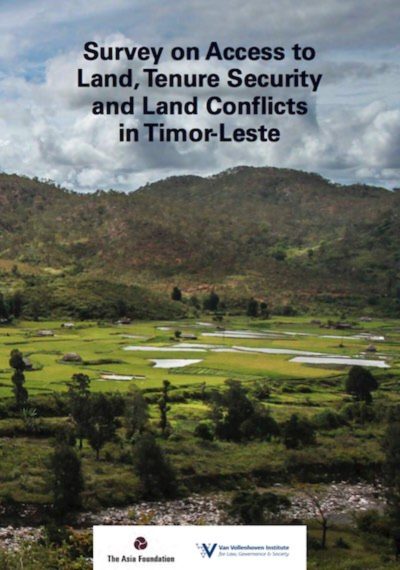 Survey on Access to Land, Tenure Security and Land Conflicts in Timor-Leste cover image