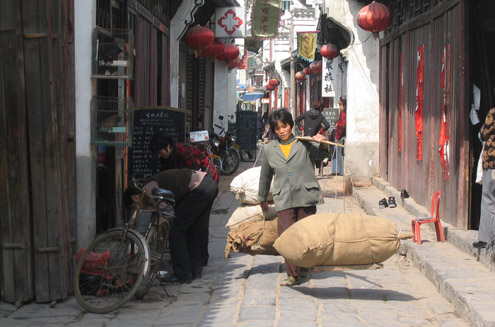 A laborer in China