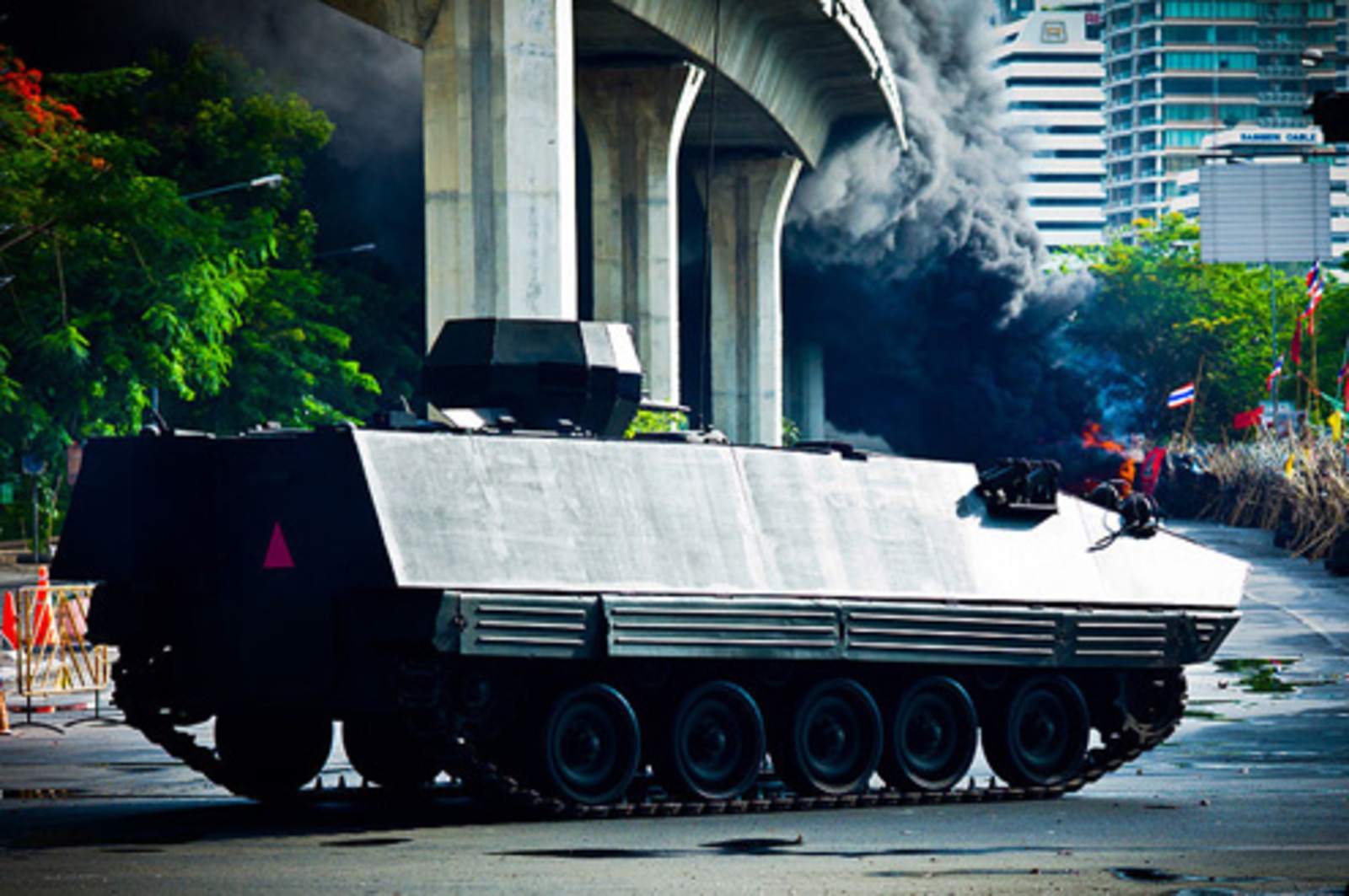 Army crackdown on protesters in Bangkok