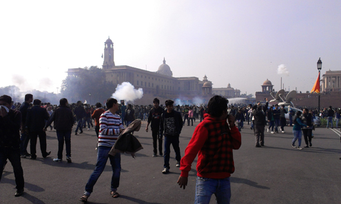 Protests in Delhi
