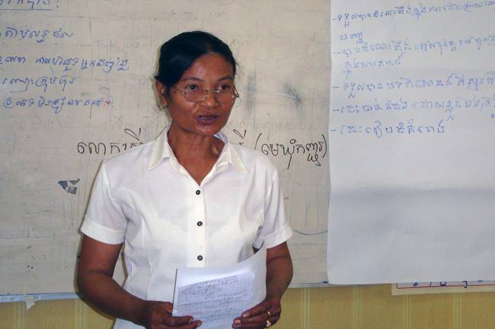 Woman Councilor in Cambodia