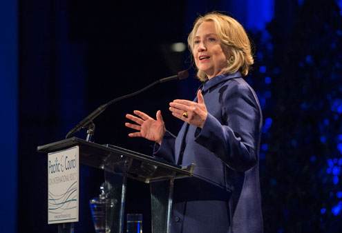 Hillary Clinton Receives Inaugural Christopher Award
