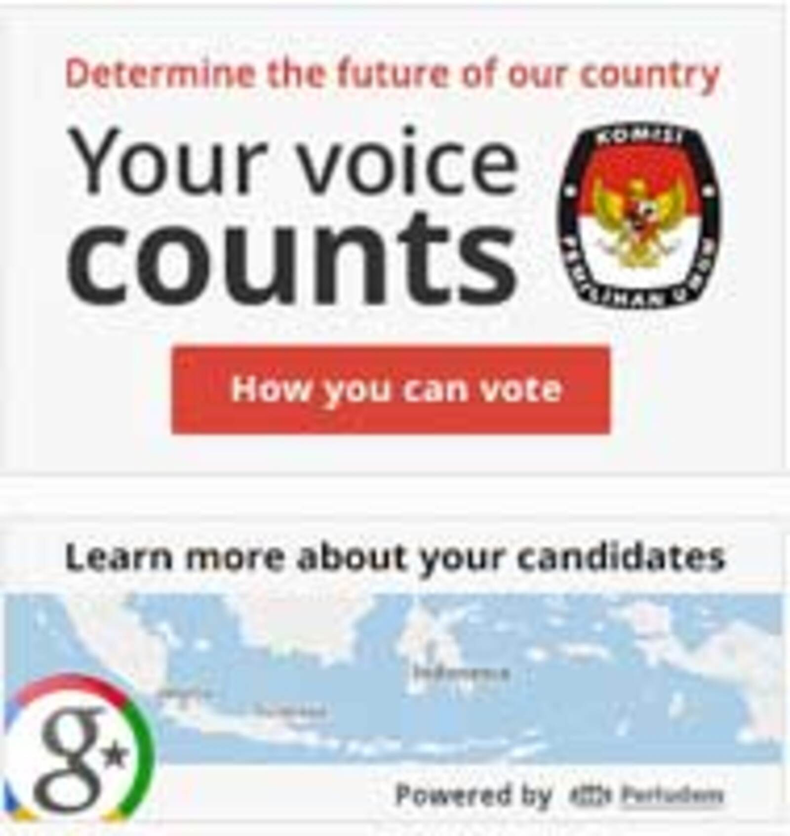GoogleI ndonesia Elections Map