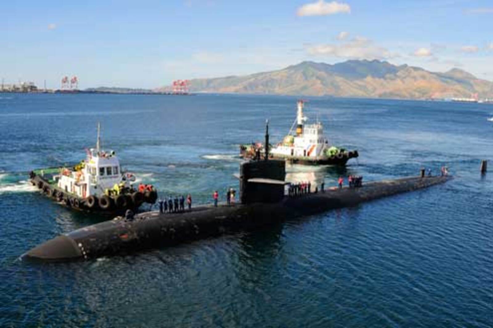 U.S. submarine in Philippines