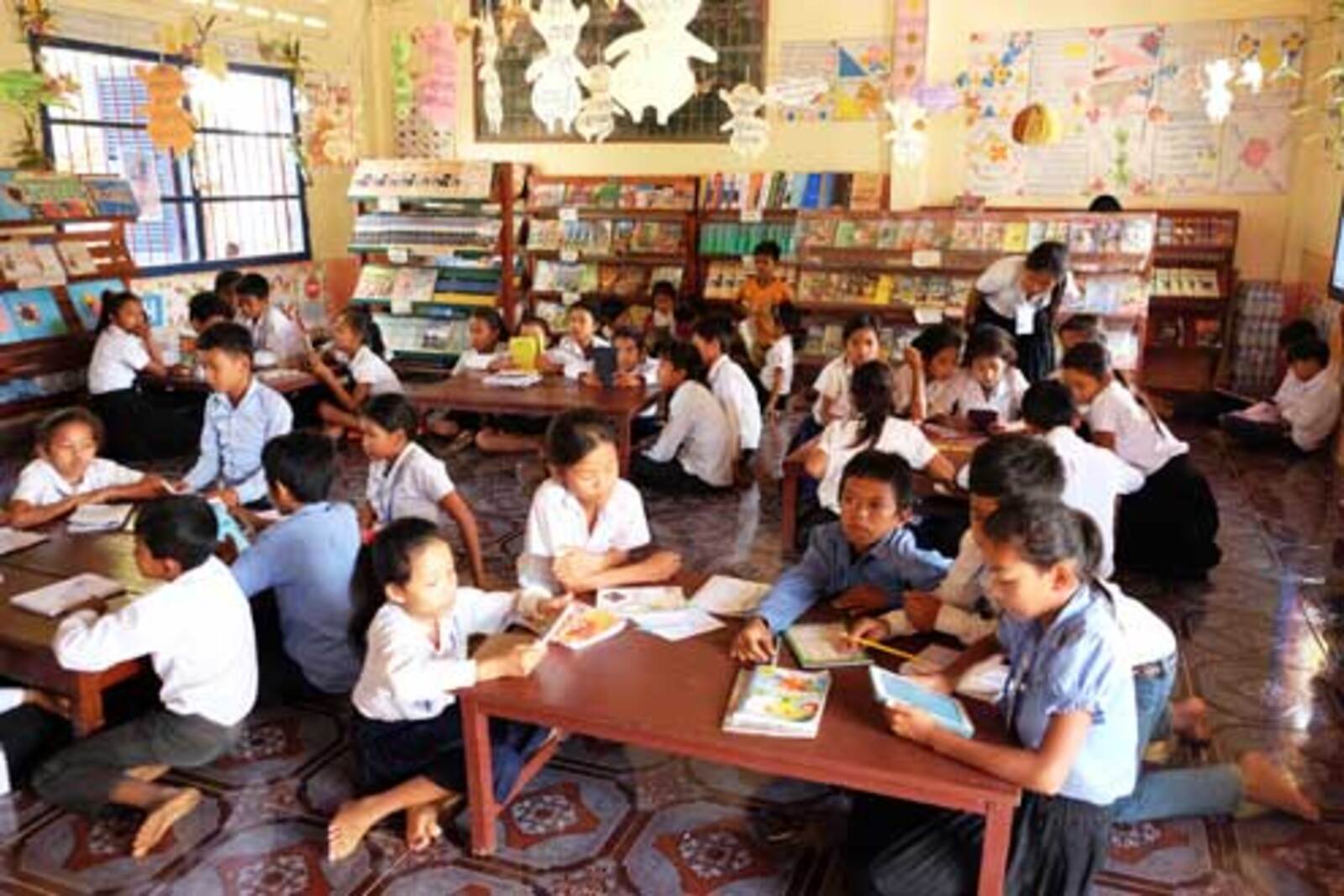 Cambodia marked its first National Reading Day on March 11 – a public event that calls on Cambodians to embrace a love of reading. Photo/Wendy Rockett
