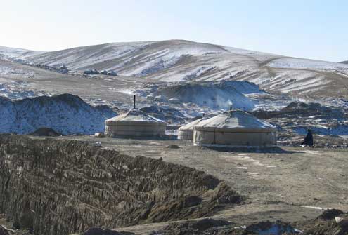 Mongolia's harsh winters make access to fresh water even more difficult for rural residents. 